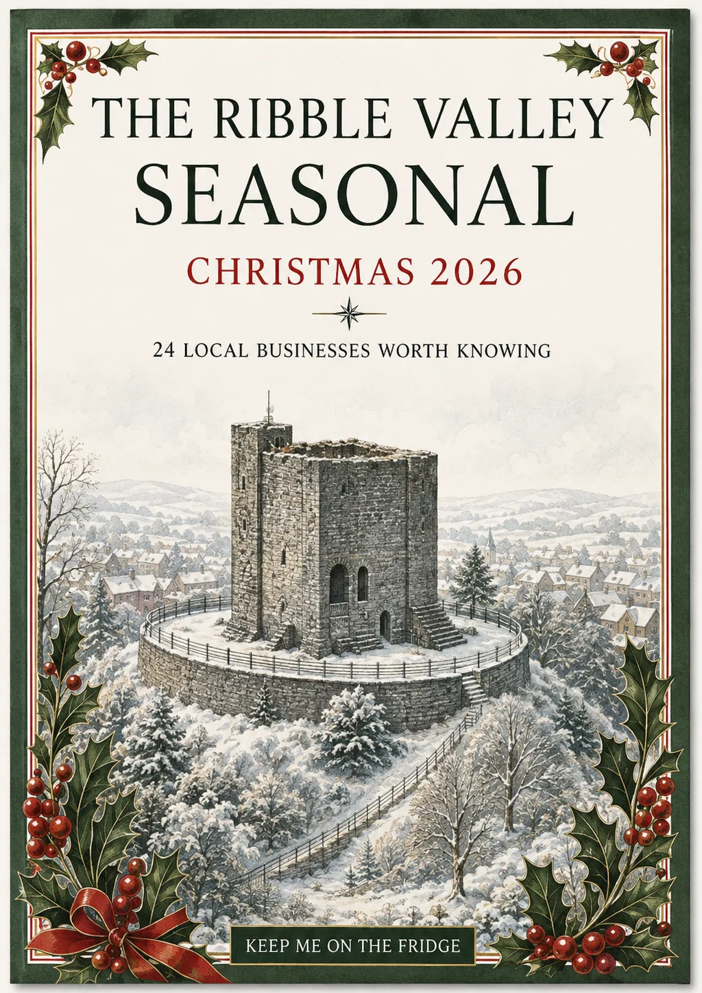 Christmas 2026 cover of The Ribble Valley Seasonal